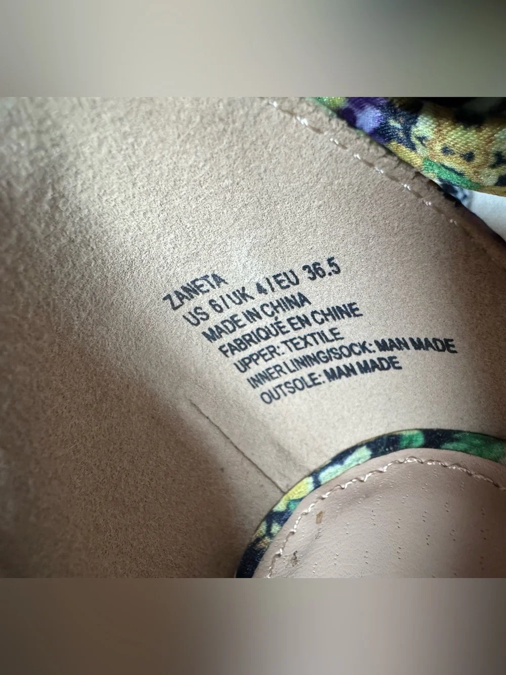 Shoe Dazzle chunky cork